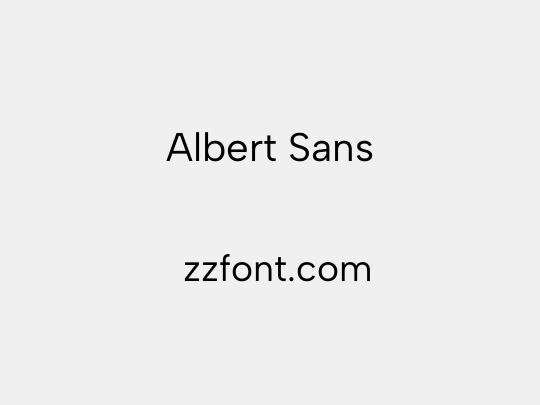Albert Sans