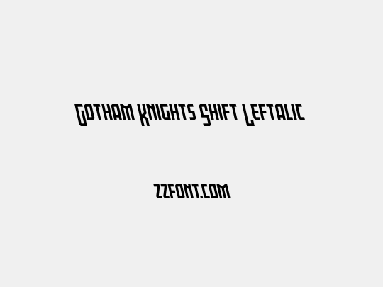 Gotham Knights Shift Leftalic