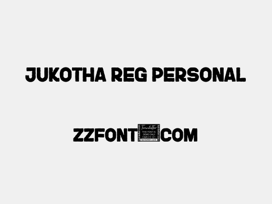 JUKOTHA Reg Personal