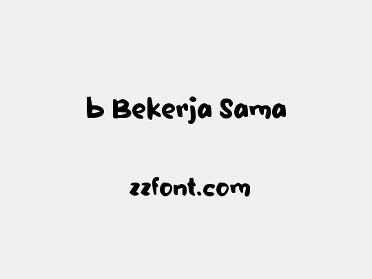 b Bekerja Sama