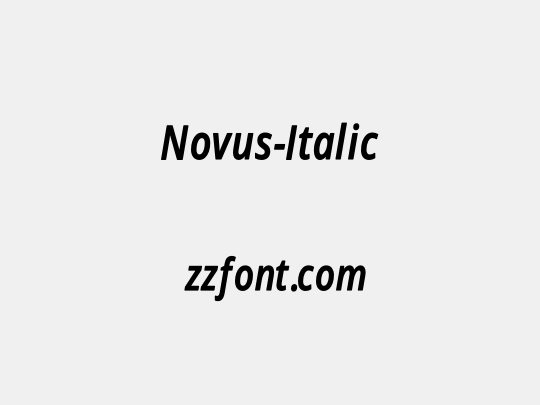 Novus-Italic
