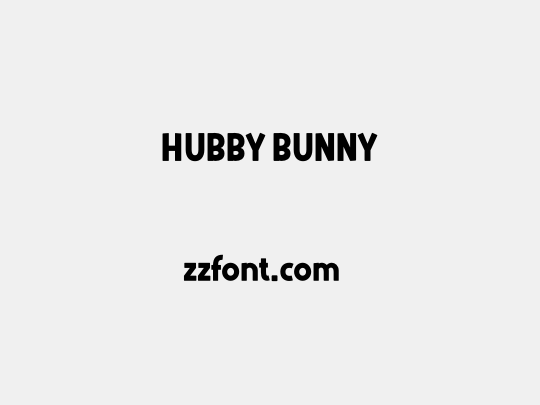 HUBBY BUNNY
