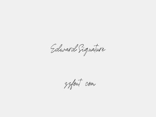 Edward Signature