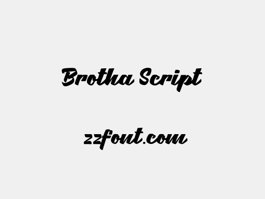 Brotha Script