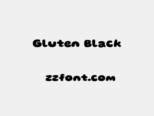 Gluten Black