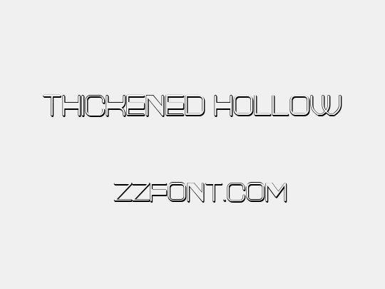 Thickened Hollow