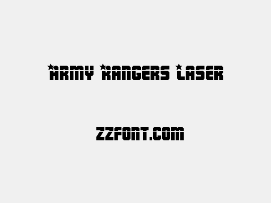 Army Rangers Laser
