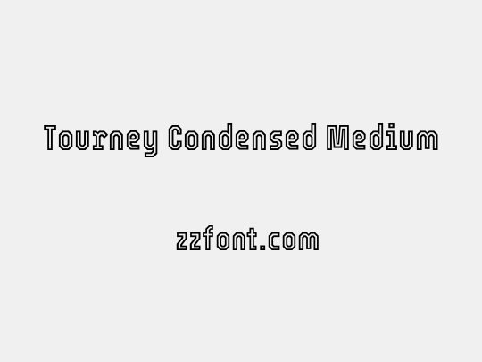 Tourney Condensed Medium