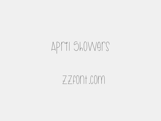April Showers