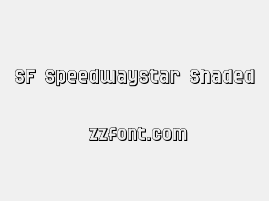 SF Speedwaystar Shaded