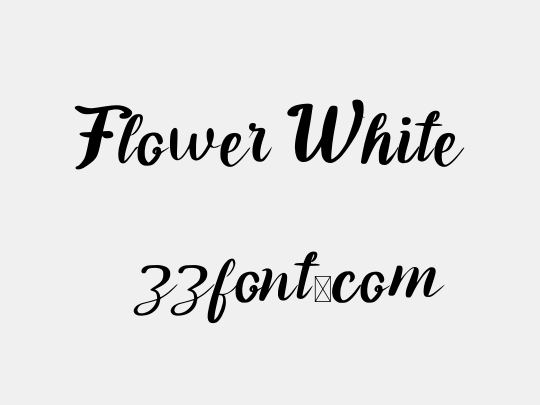 Flower White
