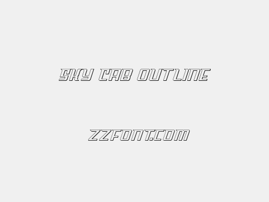 Sky Cab Outline