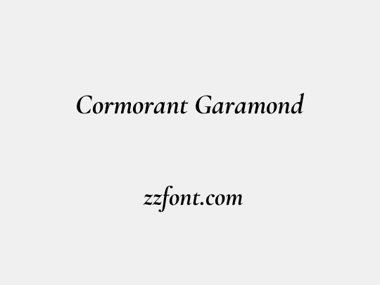 Cormorant Garamond