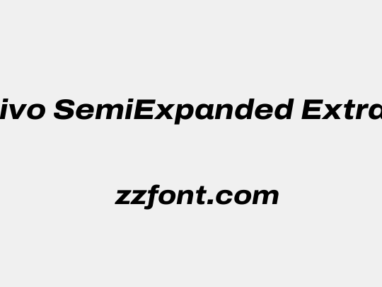 Archivo SemiExpanded ExtraBold