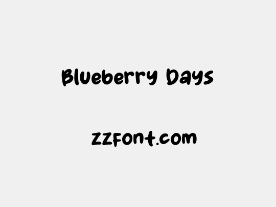 Blueberry Days