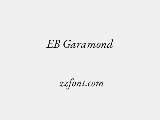 EB Garamond