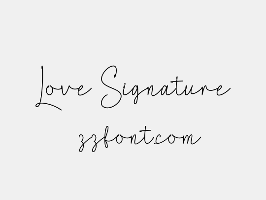 Love Signature