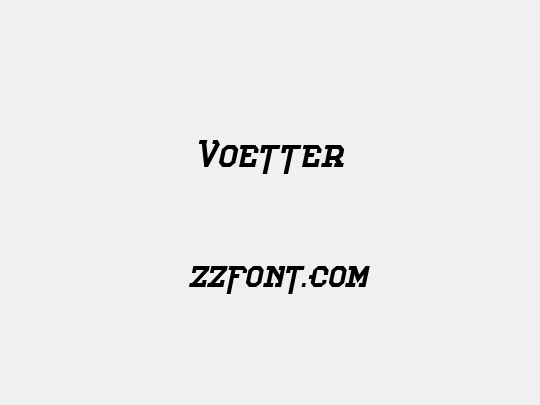 Voetter
