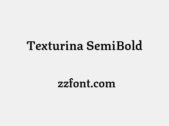 Texturina SemiBold