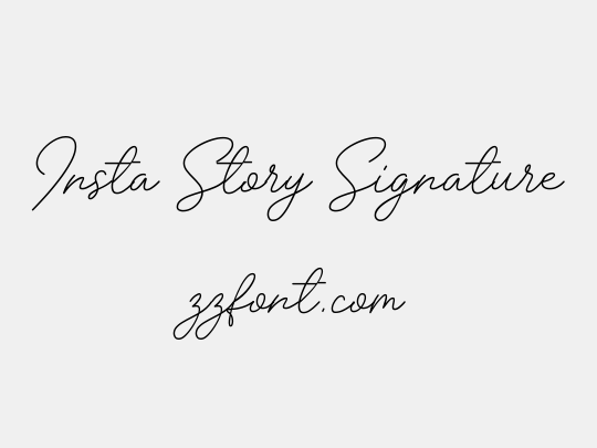 Insta Story Signature