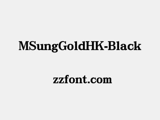 MSungGoldHK-Black