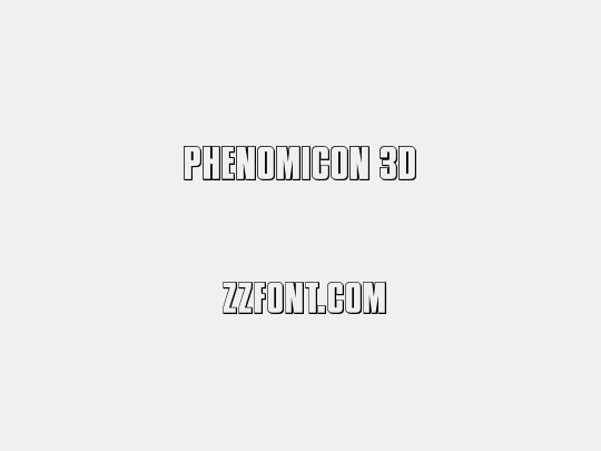 Phenomicon 3D