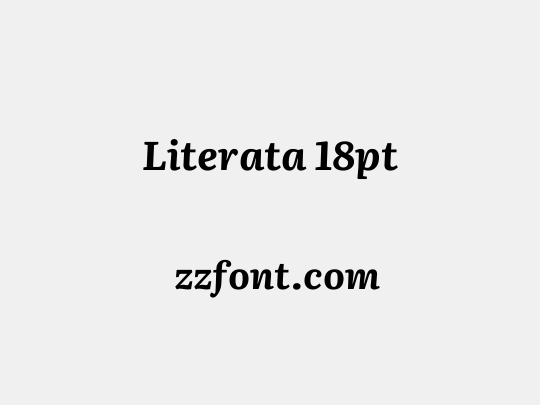 Literata 18pt