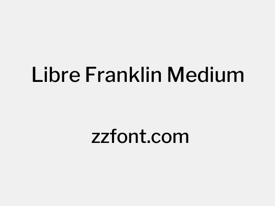 Libre Franklin Medium