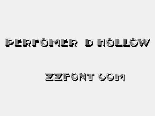 Perfomer 3D Hollow