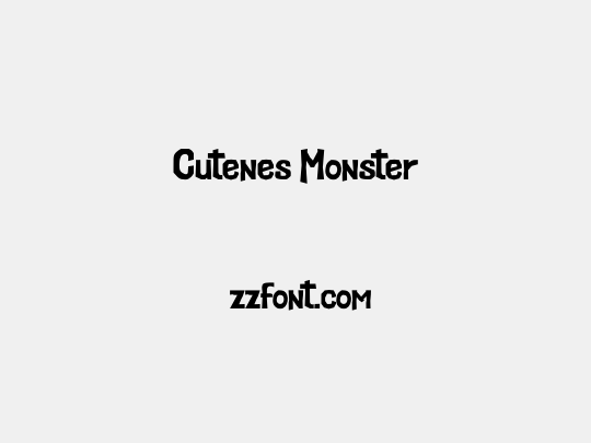 Cutenes Monster