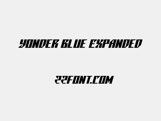 Yonder Blue Expanded