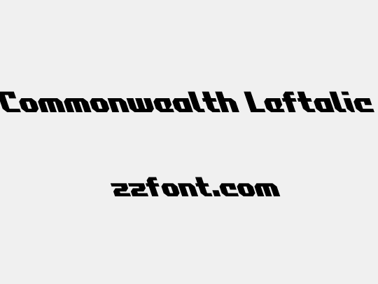 Commonwealth Leftalic