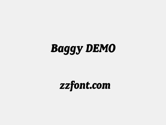 Baggy DEMO