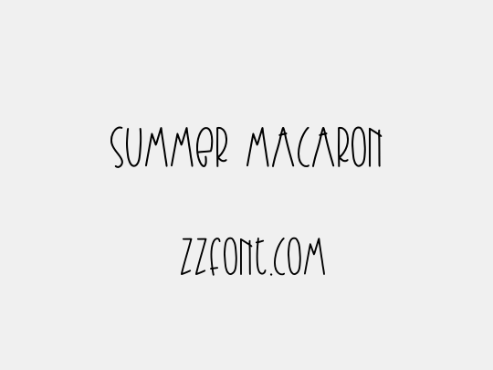 Summer Macaron