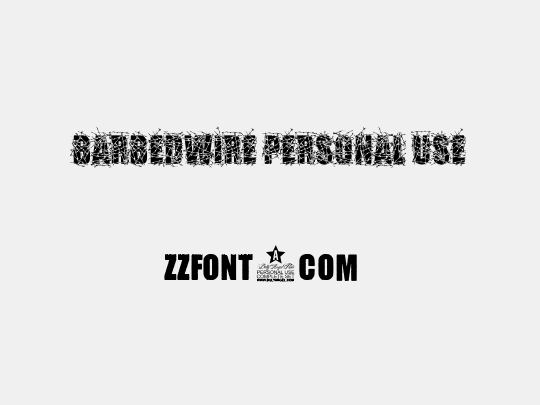 BARBEDWIRE PERSONAL USE