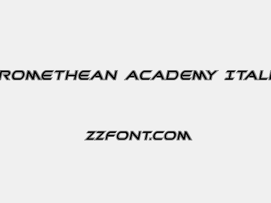 Promethean Academy Italic
