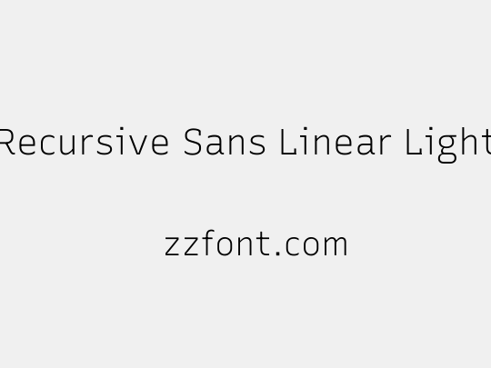 Recursive Sans Linear Light