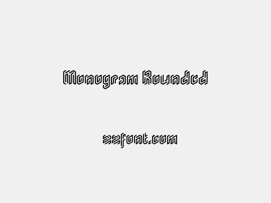 Monogram Rounded