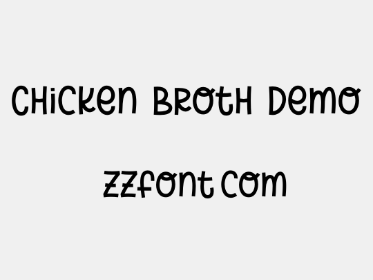 Chicken Broth Demo