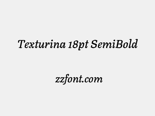Texturina 18pt SemiBold