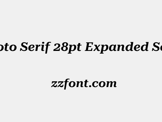 Roboto Serif 28pt Expanded SemiBold
