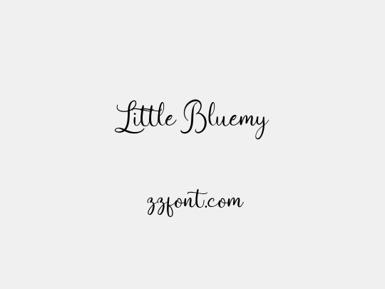 Little Bluemy