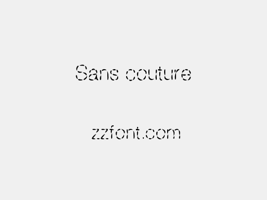 Sans couture