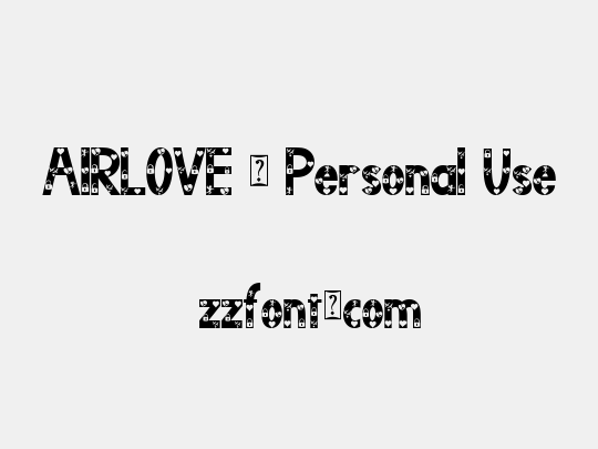 AIRLOVE - Personal Use