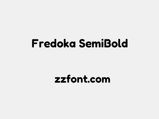 Fredoka SemiBold