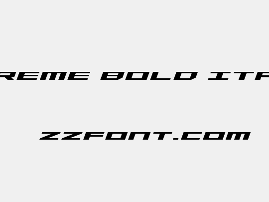 Trireme Bold Italic
