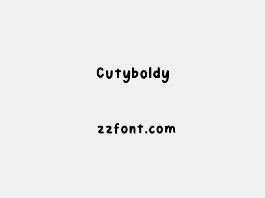 Cutyboldy