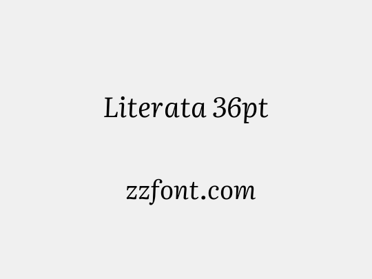 Literata 36pt