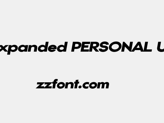 Gonzi Expanded PERSONAL USE Black