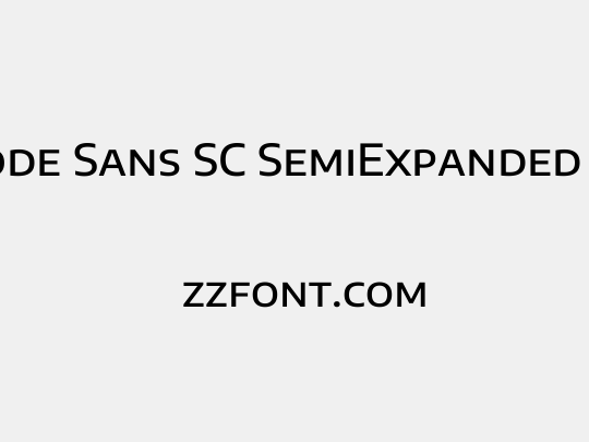 Encode Sans SC SemiExpanded Medium